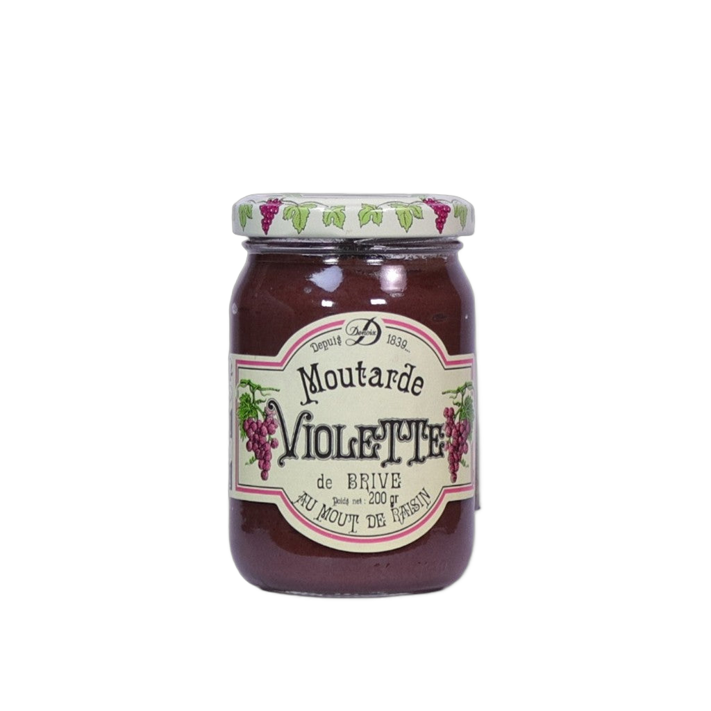 Terre Exotique Mutarde Denoix Violette De Brive 200g - Comprar online en Grand Gourmet Caracas con delivery