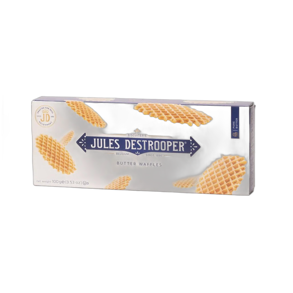 Jules Destrooper Biscuits Crujiente De Mantequilla 100g - Comprar online en Grand Gourmet Caracas con delivery