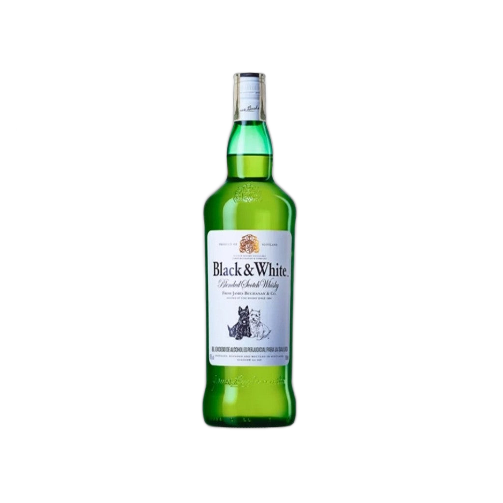 Whisky Black And White 8 Anos 750ml - Disponible en Licorería Grand Gourmet Caracas