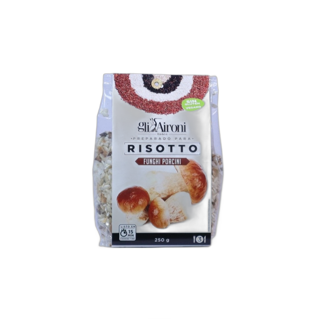 Deli Tast Risotto Funghi Porcini 250g - Disponible en Licorería Grand Gourmet Caracas