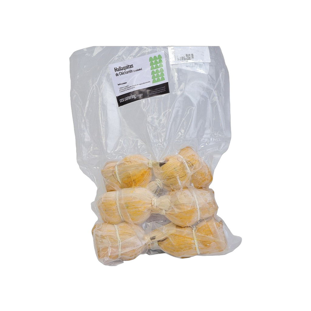 Ccs Catering Hallaquitas De Chicharron 6 Und - Comprar online en Grand Gourmet Caracas con delivery