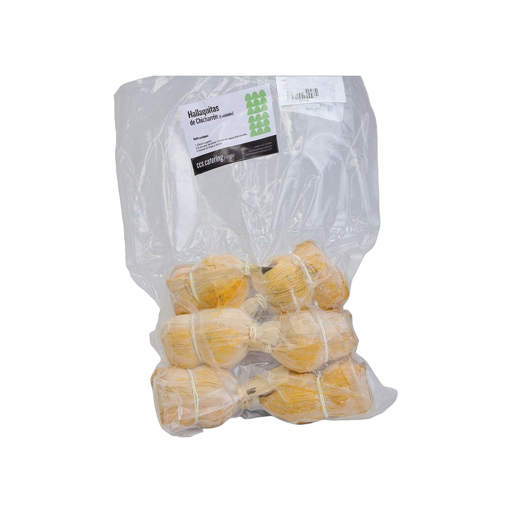 Ccs Catering Hallaquitas De Chicharron 6 Und - Disponible en Licorería Grand Gourmet Caracas