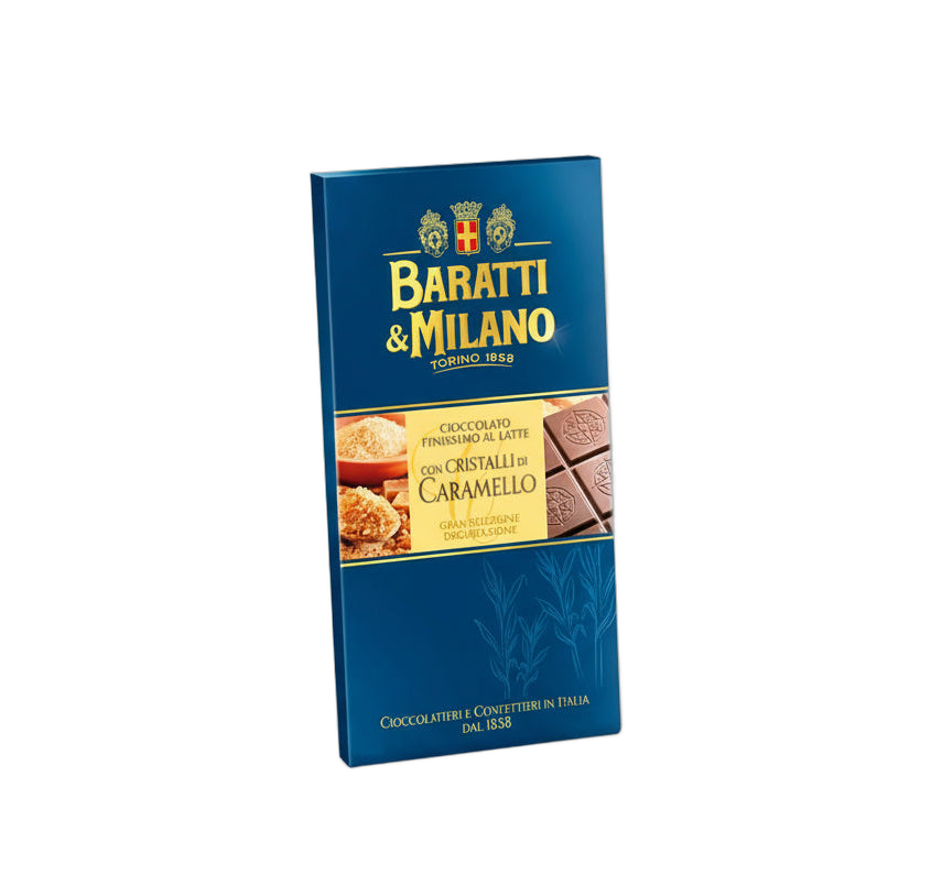 Tavoletta AL Latte Con Cristalli Di Caramello 75g - Comprar online en Grand Gourmet Caracas con delivery