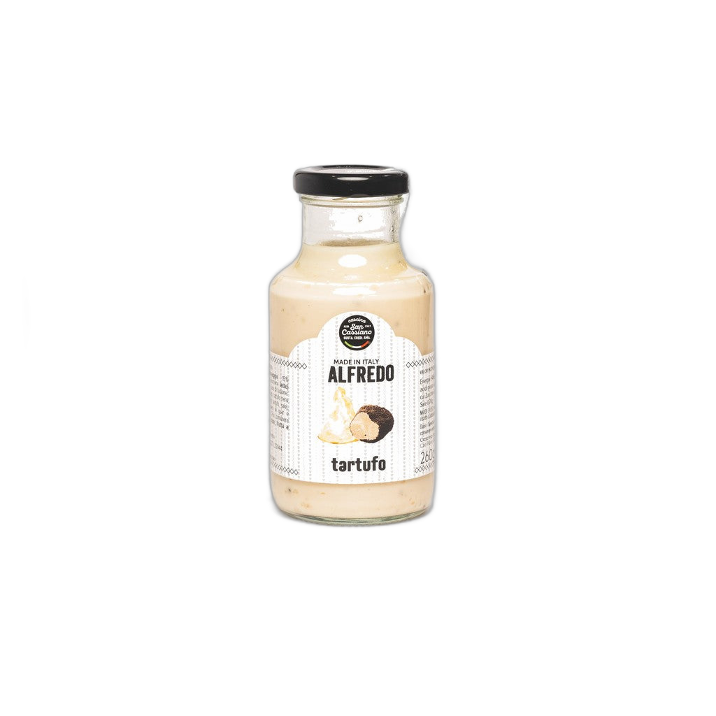 San Cassiano Salsa Alfredo Con Tartufo Nero 260g - Comprar online en Grand Gourmet Caracas con delivery