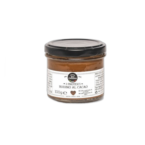 San Cassiano Budino Proteico AL Cacao 100g - Comprar online en Grand Gourmet Caracas con delivery