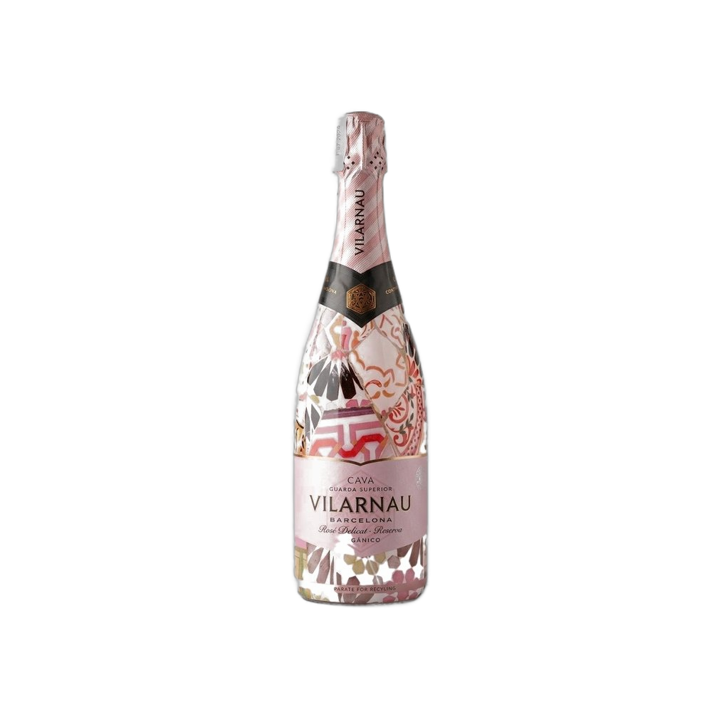 Cava ARTESANAL Vilarnau Trencadis Brut Rose 750ml - Comprar online en Grand Gourmet Caracas con delivery