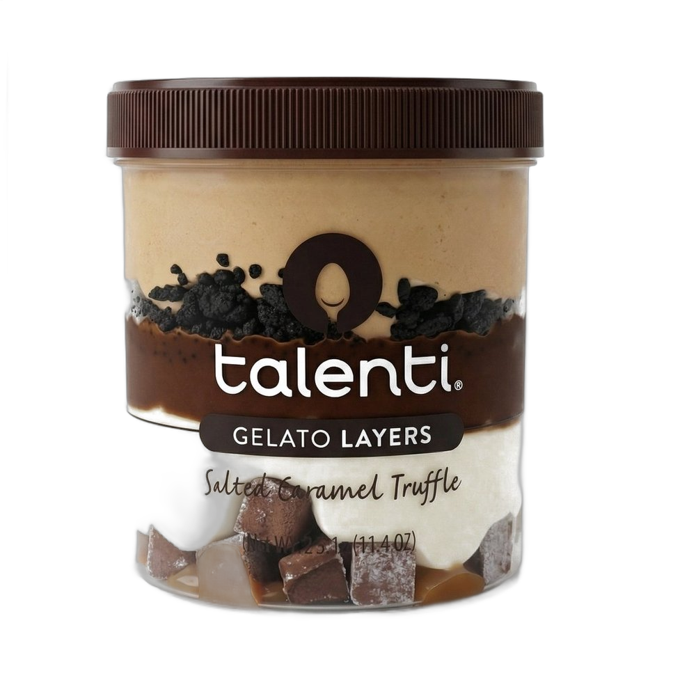 Talenti Gelato Layers Salted Caramel Truffle 473ml - Comprar online en Grand Gourmet Caracas con delivery