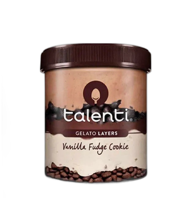 Talenti Gelato Layers Vainilla Fudge Cookie 473ml