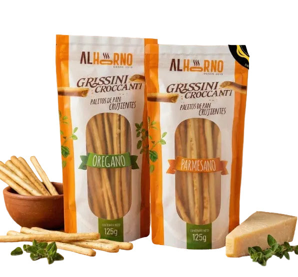 AL Horno Grissini Croccanti Oregano 125 G