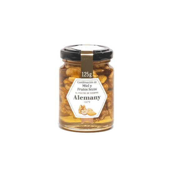 Alemany MIEL Con Frutos Secos (almendras, Avellanas O Nueces) 125g - Comprar online en Grand Gourmet Caracas con delivery