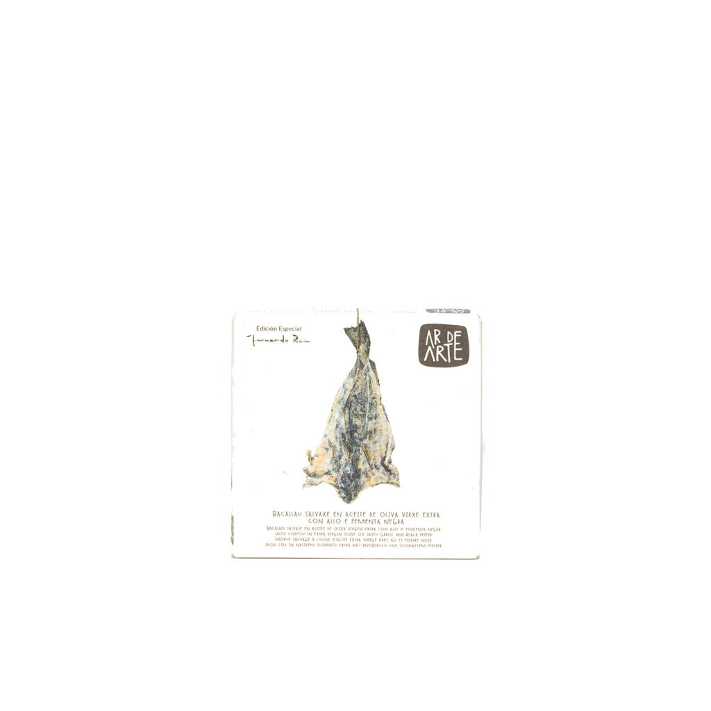 Ar De Art Bacalao AOVE Con Ajo Y Pimienta 110g - Comprar online en Grand Gourmet Caracas con delivery