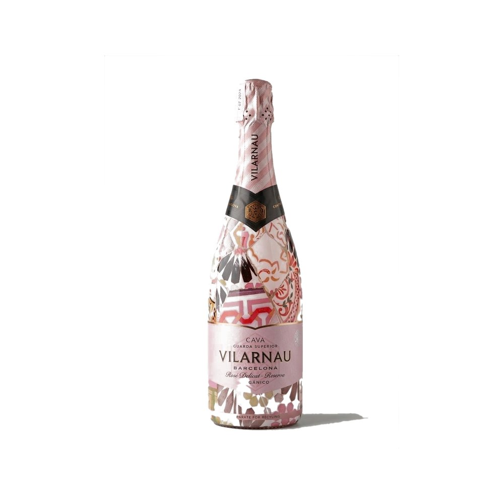 Cava ARTESANAL Vilarnau Trencadis Brut Rose 750ml - Comprar online en Grand Gourmet Caracas con delivery