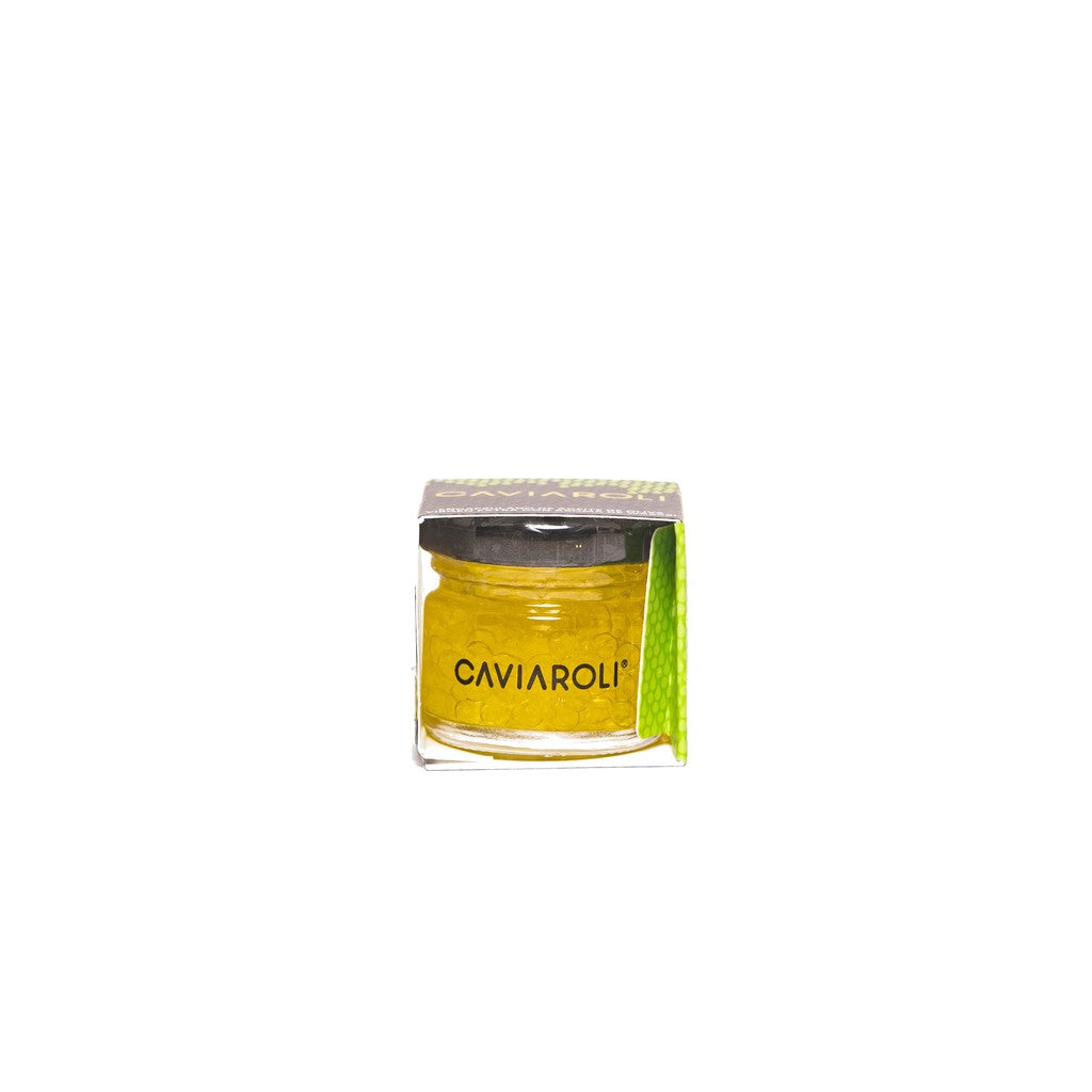 Caviaroli Esferas Gelificadas De Aceite De Oliva Virgen Extra Y Wasabi 20g - Comprar online en Grand Gourmet Caracas con delivery