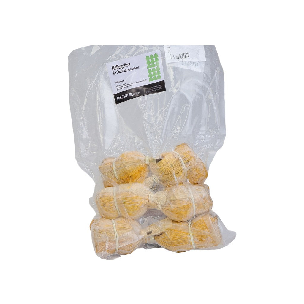 Ccs Catering Hallaquitas De Chicharron 6 Und - Disponible en Licorería Grand Gourmet Caracas