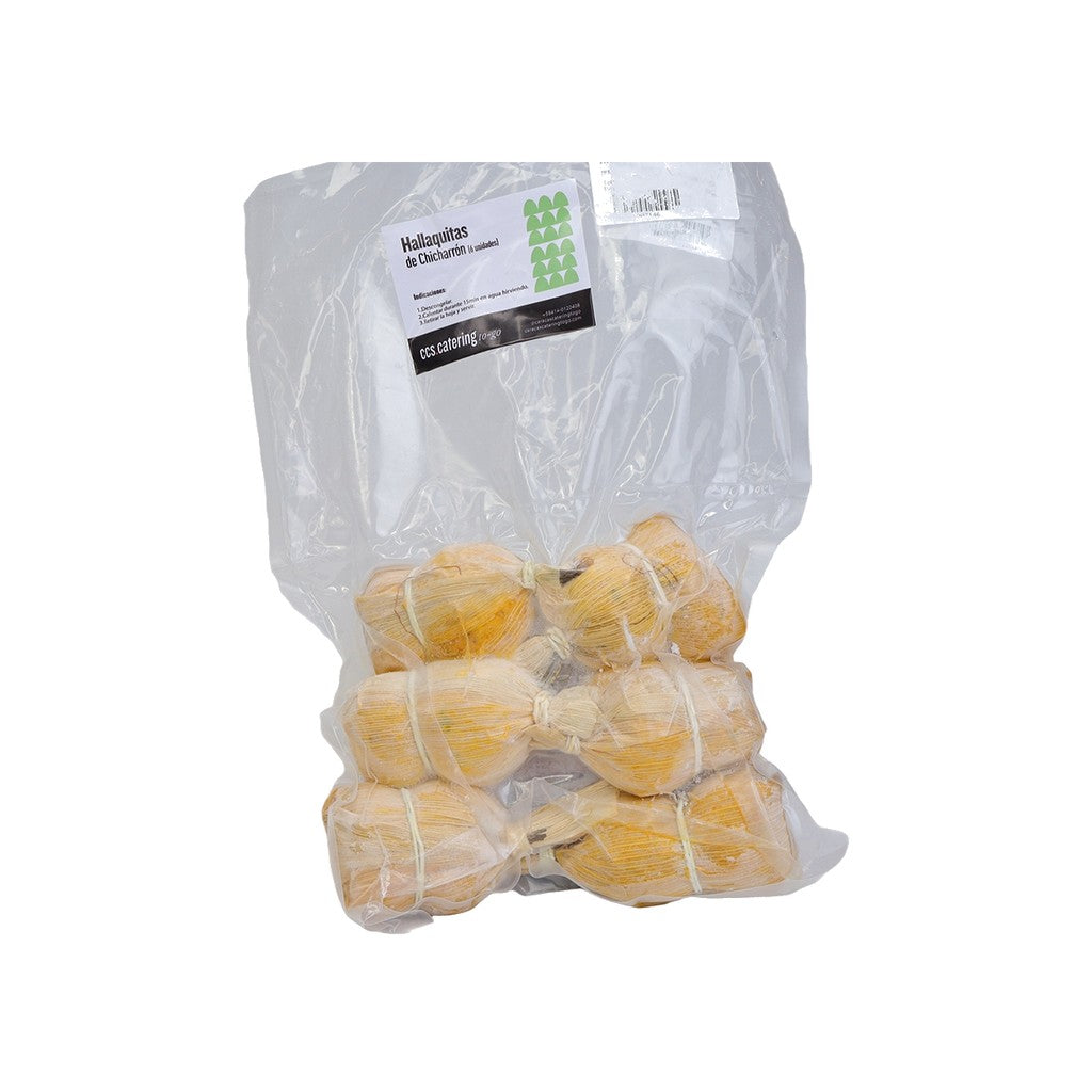 Ccs Catering Hallaquitas De Chicharron 6 Und - Comprar online en Grand Gourmet Caracas con delivery