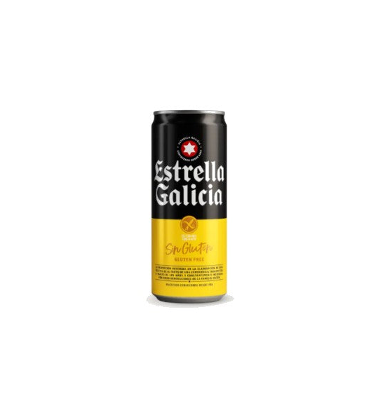 Cerveza Estrella De Galicia Sin Gluten 0,33L - Comprar online en Grand Gourmet Caracas con delivery