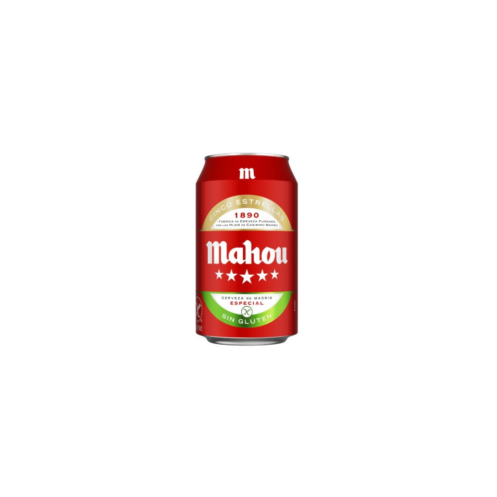 Cerveza Mahou Sin Gluten 330ml - Comprar online en Grand Gourmet Caracas con delivery