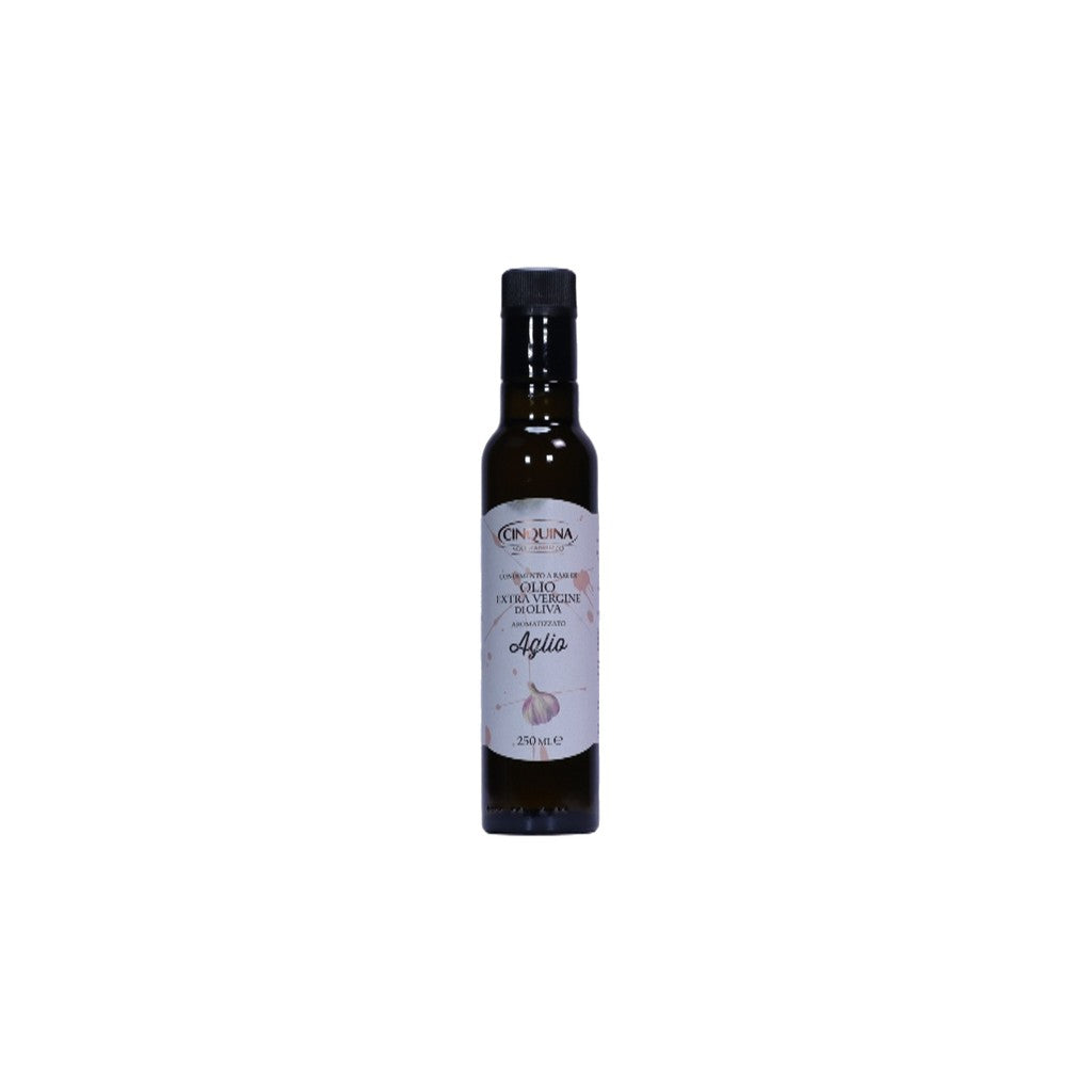 Cinquina Aceite De Oliva Aromatizado Con Ajo 250ml - Comprar online en Grand Gourmet Caracas con delivery