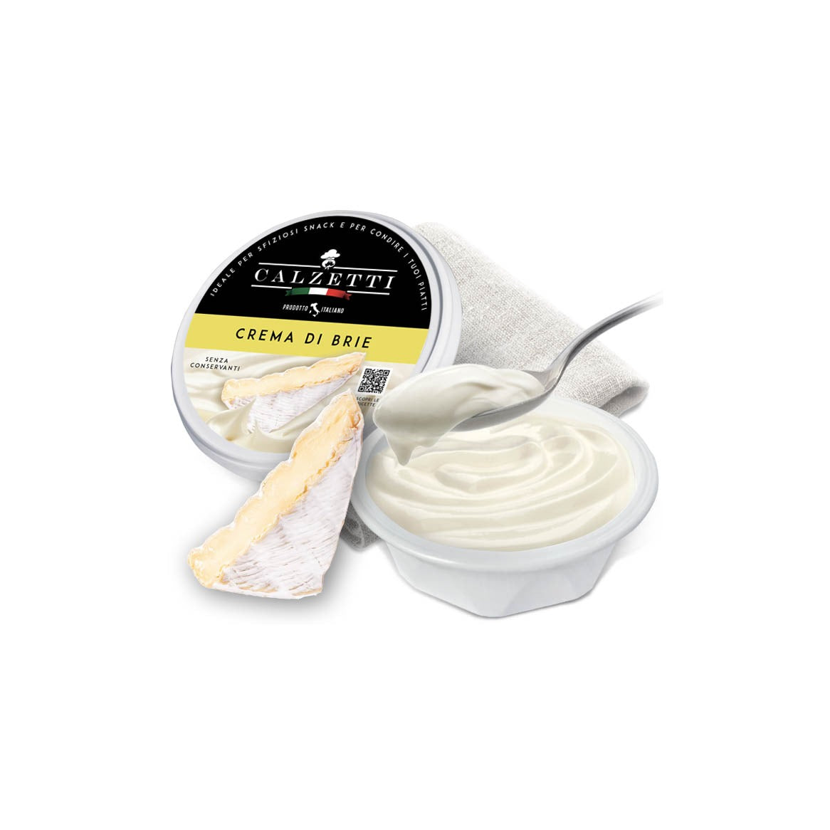 Crema Premiun DE Queso Brie Calzetti 125GR