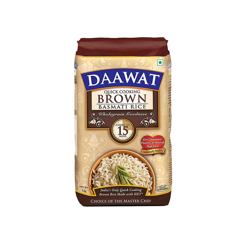 Daawat Arroz Blanco Basmati Brown 1k - Disponible en Licorería Grand Gourmet Caracas