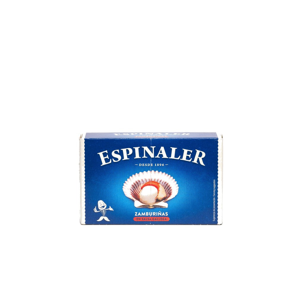 Espinaler Classic Zamburiñas A La Gallega 10/12 - Comprar online en Grand Gourmet Caracas con delivery