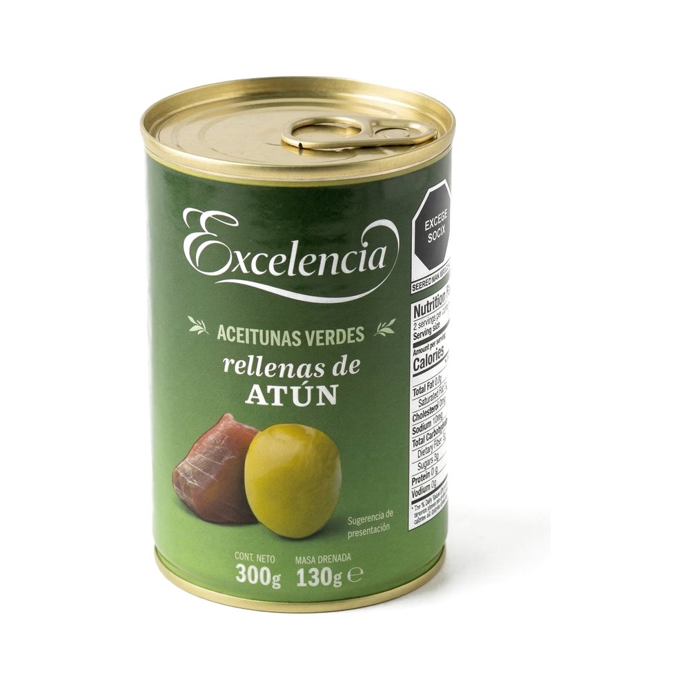 Excelencia Aceituna Rellena Atun 300g - Comprar online en Grand Gourmet Caracas con delivery