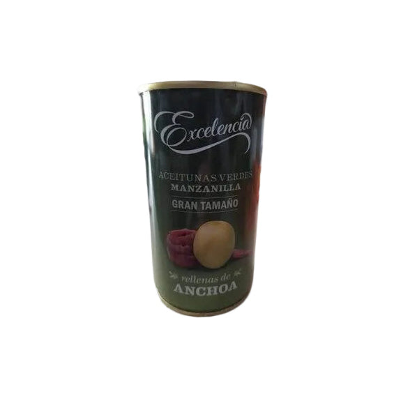 Excelencia Aceituna Relleno Anchoa 350g - Comprar online en Grand Gourmet Caracas con delivery