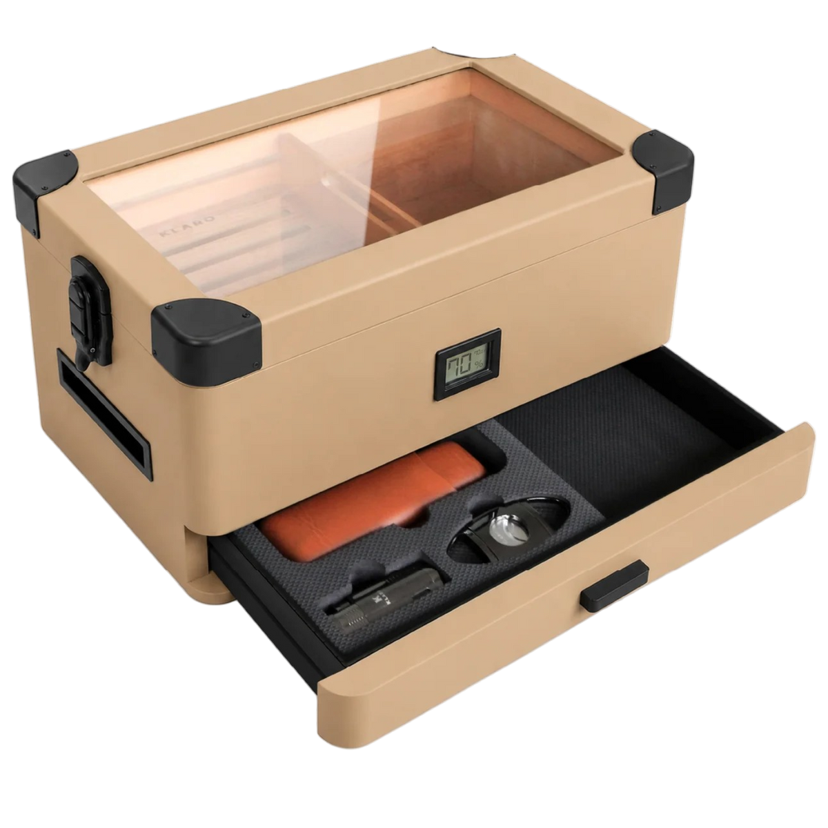 Humidor Case Elegance Military Coyote C/G