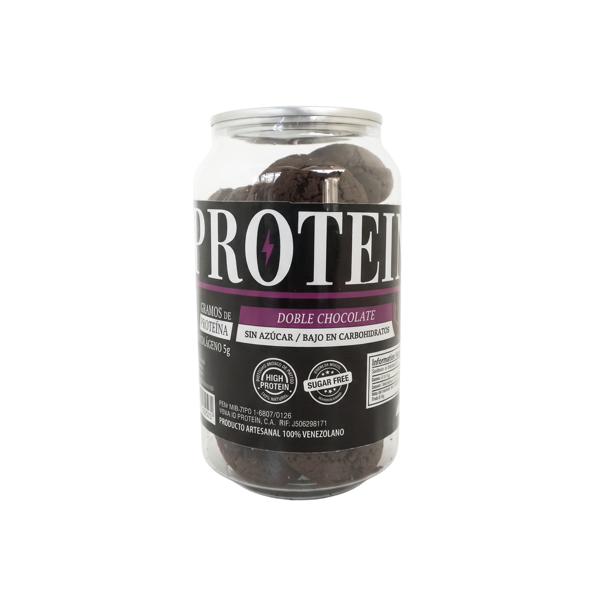 Lata Mini Galleta Proteína Doble Chocolate