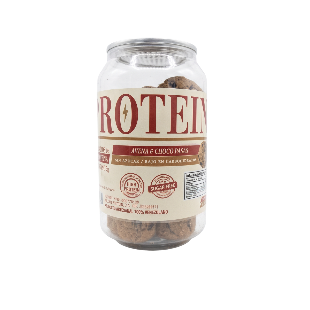 Lata Mini Galleta Proteína Avena Chocolate