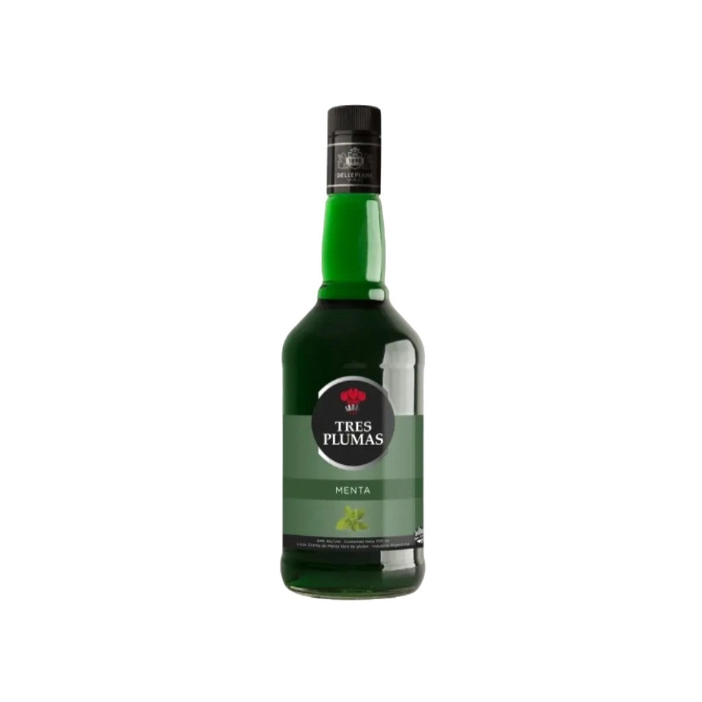 Licor De Crema De Menta 3 Plumas 700ml - Comprar online en Grand Gourmet Caracas con delivery