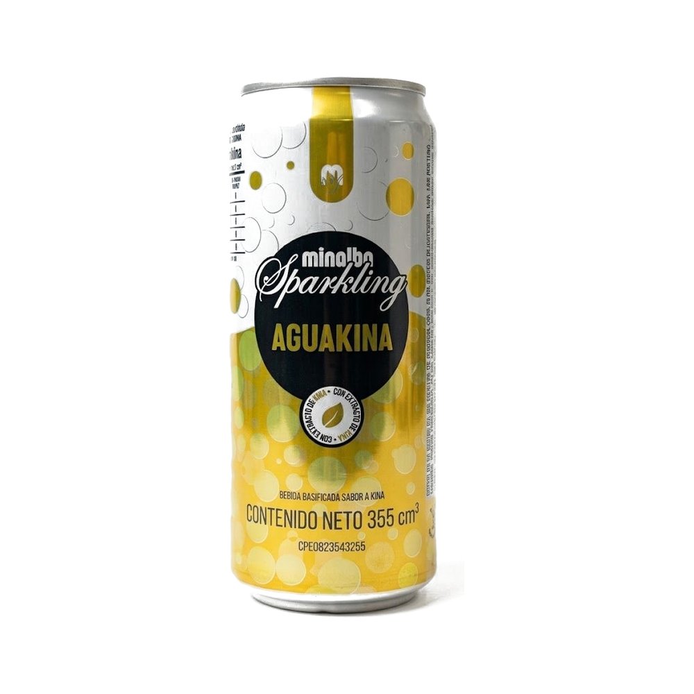Minalba Sparkling Aguakina 355ml Lata - Comprar online en Grand Gourmet Caracas con delivery