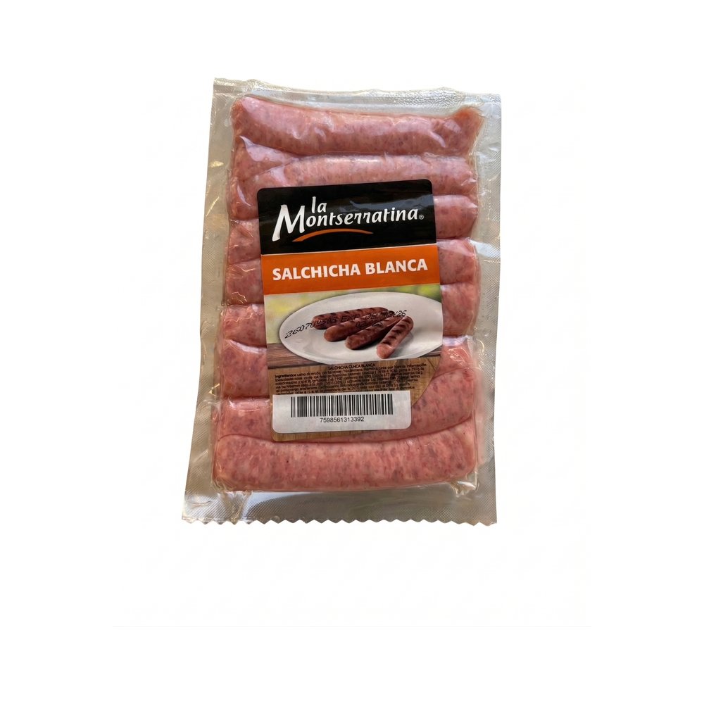 Montserratina Salchicha Cr. Blanca Und 200gr - Comprar online en Grand Gourmet Caracas con delivery