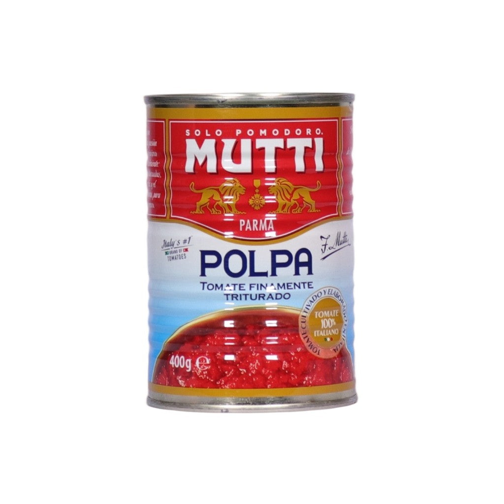 Mutti Polpa Di Pomodoro 400g - Disponible en Licorería Grand Gourmet Caracas