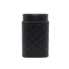 Purera Cuero Negro Costura Roja 3 unidades