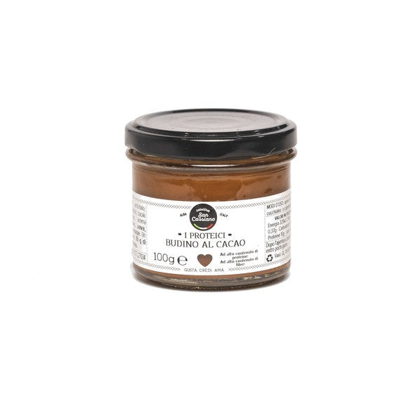 San Cassiano Budino Proteico AL Cacao 100g - Comprar online en Grand Gourmet Caracas con delivery