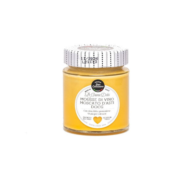 San Cassiano Mousse Di Vino Moscato D Asti DOCG 140g - Comprar online en Grand Gourmet Caracas con delivery