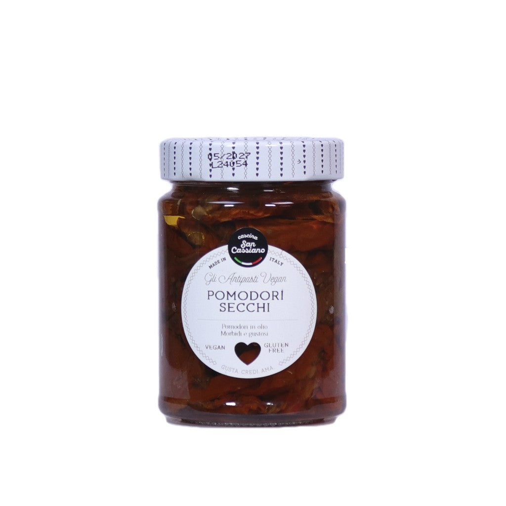San Cassiano Pomodori Secchi In Olio Ivegan 280g - Disponible en Licorería Grand Gourmet Caracas