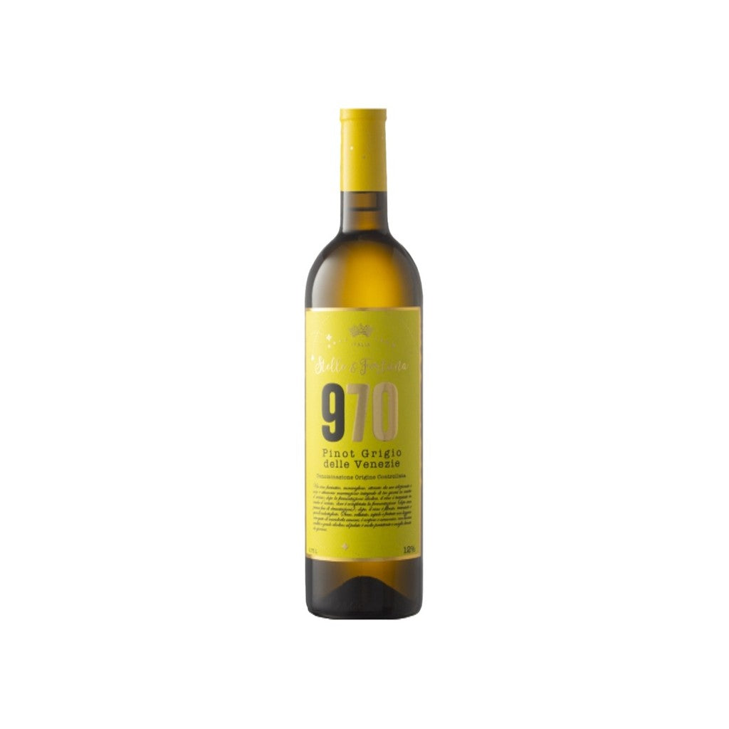 Stelle & Fortuna 970 Pinot Grigio DOC 750ml - Disponible en Licorería Grand Gourmet Caracas