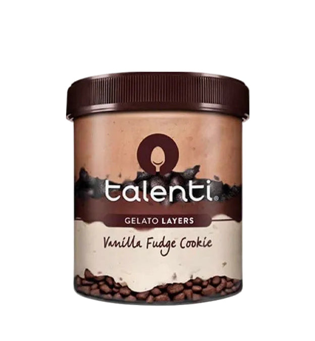 Talenti Gelato Layers Vainilla Fudge Cookie 473ml