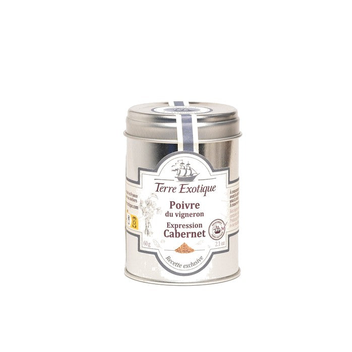 Terre Exotique Mezcla De Pimientas DEL Vinador, Inspiracion Cabernet 60g - Comprar online en Grand Gourmet Caracas con delivery
