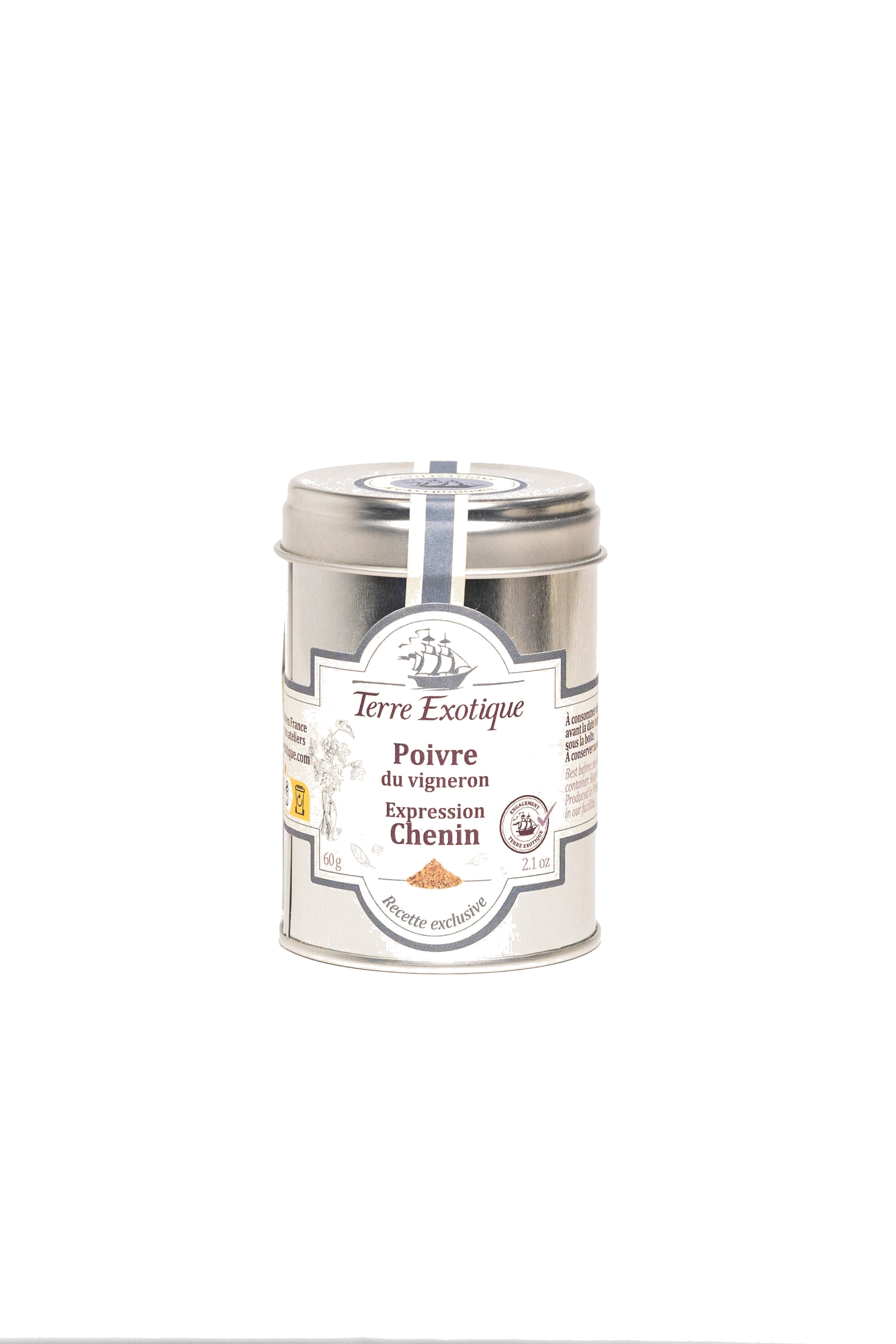 Terre Exotique Mezcla De Pimientas DEL Vinador, Inspiracion Chenin 60g - Disponible en Licorería Grand Gourmet Caracas