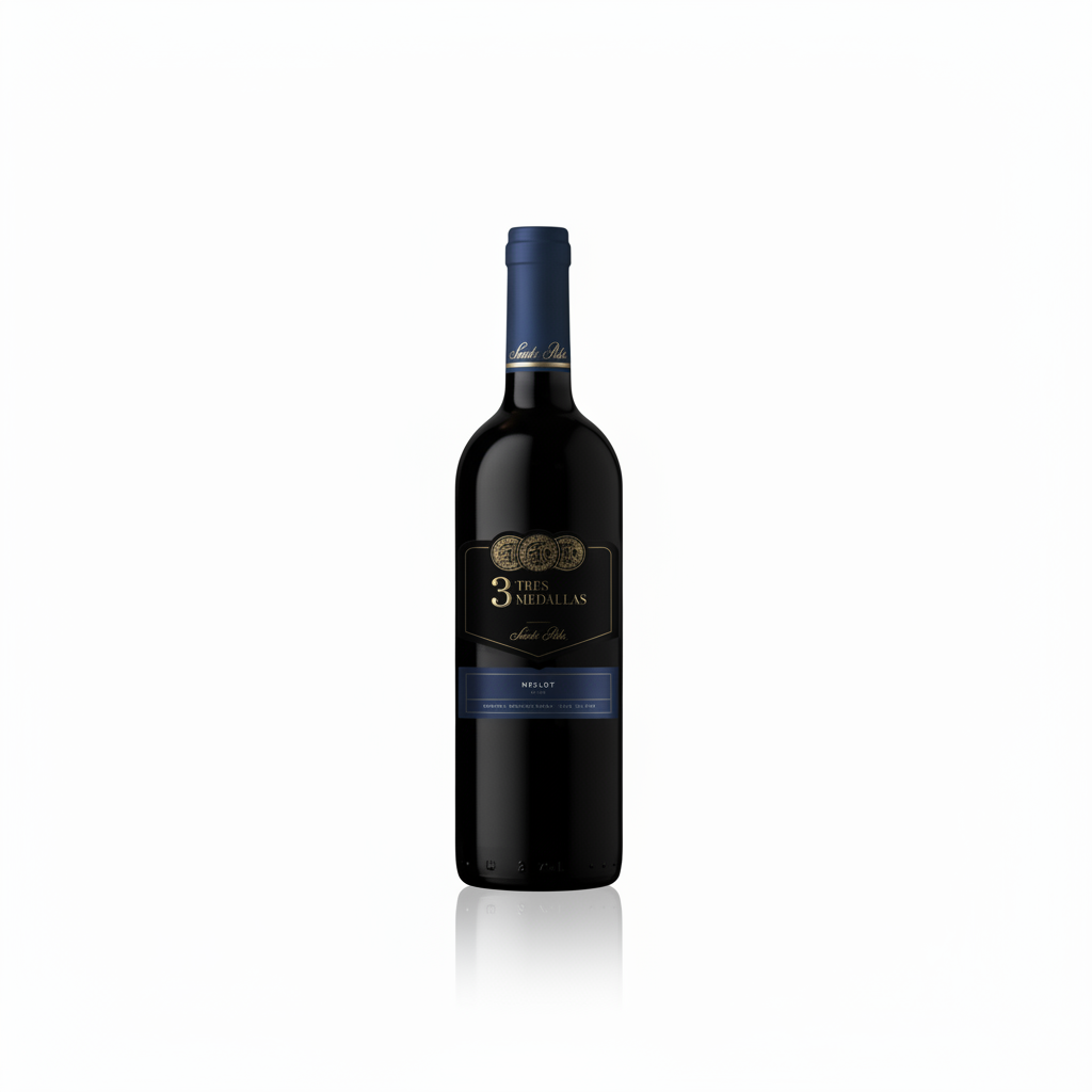 Tres Medallas Merlot 750ml - Comprar online en Grand Gourmet Caracas con delivery