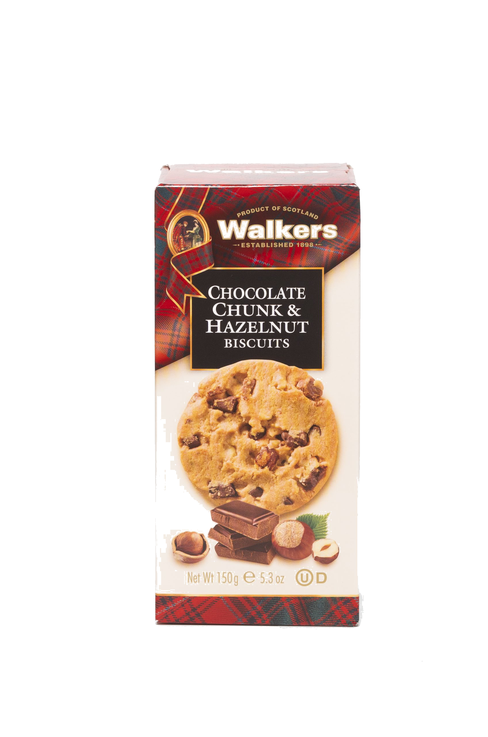 Walkers Cookies Con Chips De Chocolate Y Avellanas 150g - Disponible en Licorería Grand Gourmet Caracas