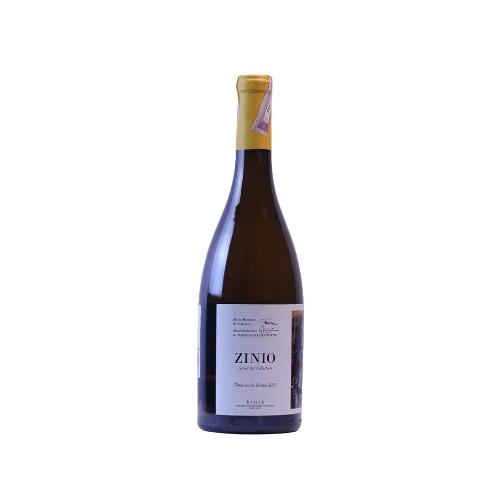 Zinio Colec Street Art Tempranillo Blanco 750ml - Comprar online en Grand Gourmet Caracas con delivery
