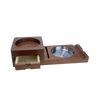 Cenicero de Madera Wooden Cigar Ashtray Beverage Solid