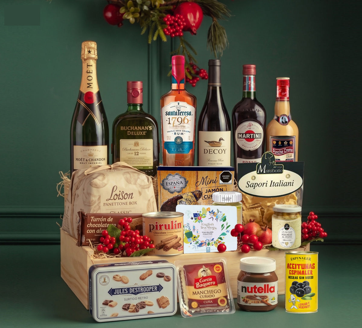 Cesta Navideña Navidad Dorada