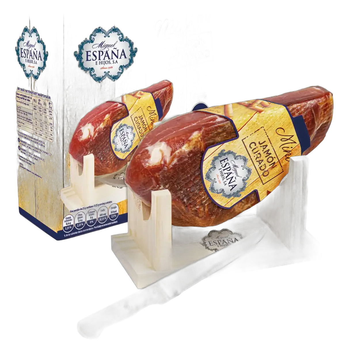 Embut España Set Jamon Serrano+cuchillo+jamonero 1 kg