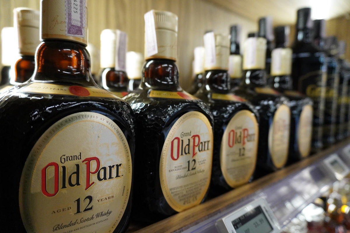 Whisky Old Parr 12 años en el anaquel de Grand Gourmet