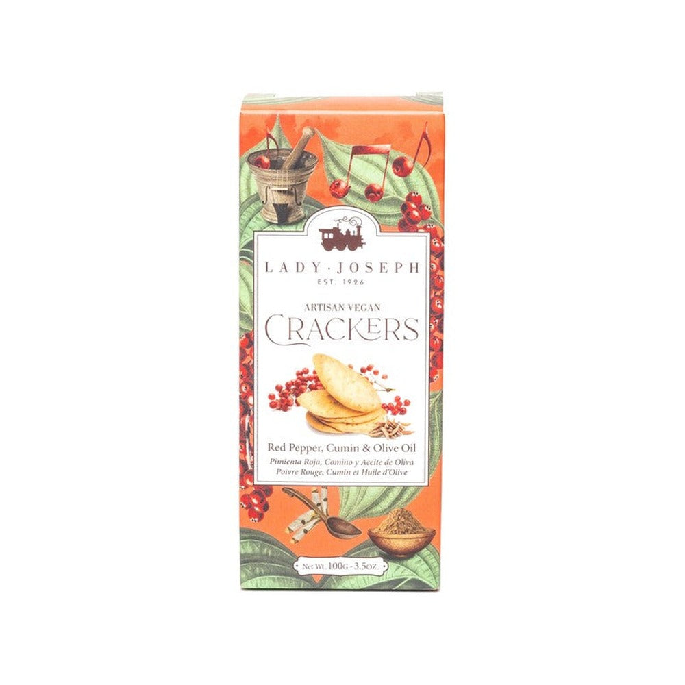 Lady Joseph Crackers Pimienta Roja & Comino 100 g